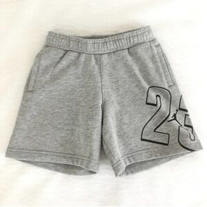 Kids NWOT Jordan Heather Gray Number Shorts Size 6X